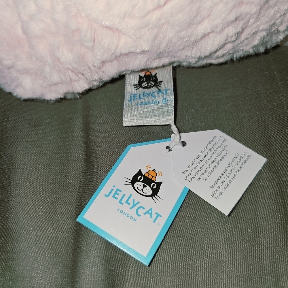 Jellycat Leola Bear Medium Authentic BNWT - Picture 4 of 4